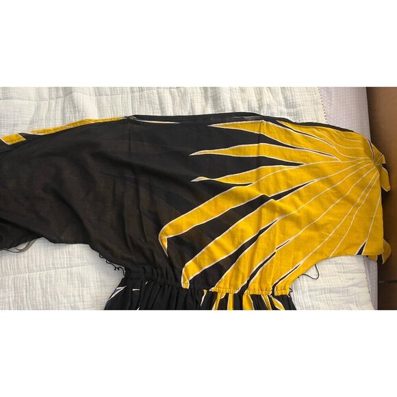 MOLLIE PARNIS STUDIO DOLMAN COUTURE SLEEVE DRESS 6 VINTAGE - Picture 11 of 14